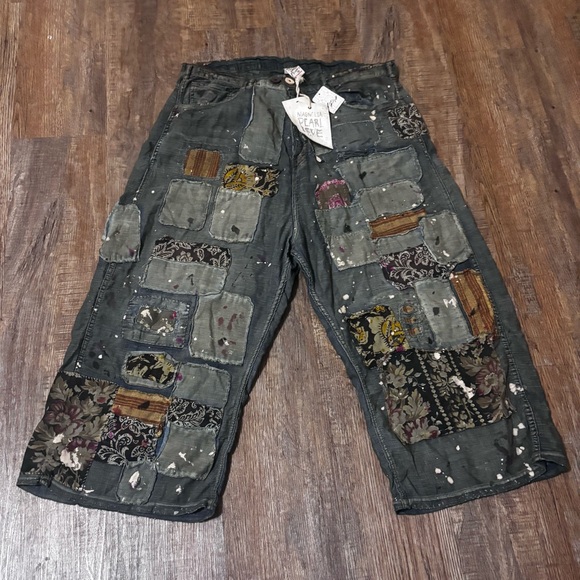 Magnolia Pearl x Free People Dani Patchwork Jeans - Picture 5 of 15